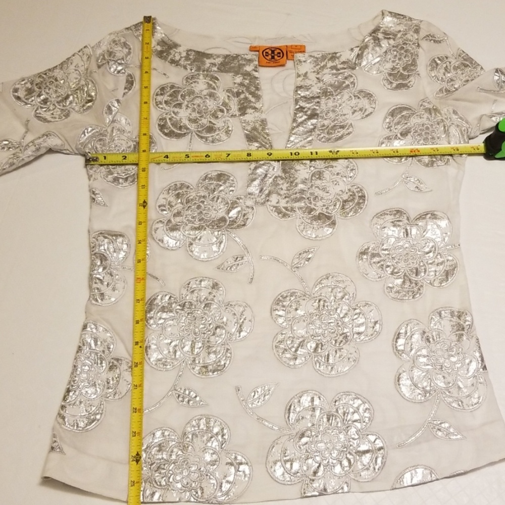 Tory Burch metallic blouse - Picture 5 of 8